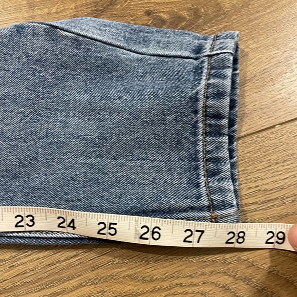 Harlow Denim Jeans Elastic Waist Straight Lrg Medium Wash Women’s 26 - Picture 5 of 9